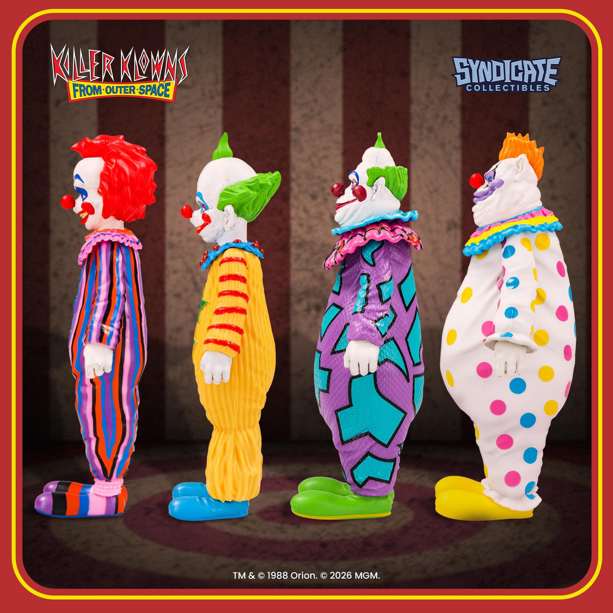 Killer Klowns From Outer Space 3.75-Inch Retro Action Figure Set