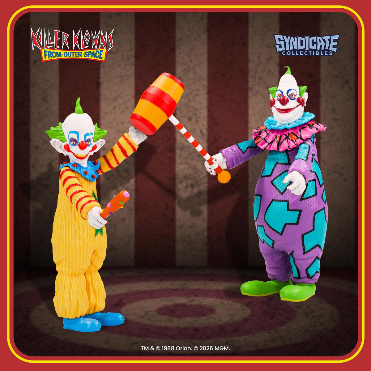 Killer Klowns From Outer Space 3.75-Inch Retro Action Figure Set