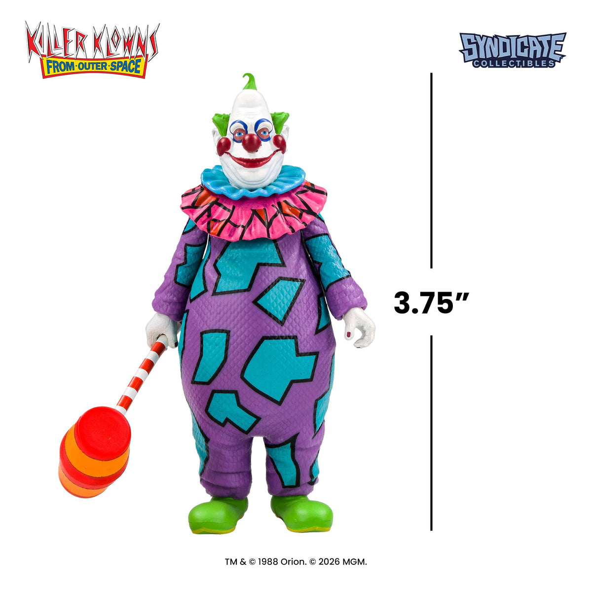 Killer Klowns From Outer Space Jumbo 3.75-Inch Retro Action Figure
