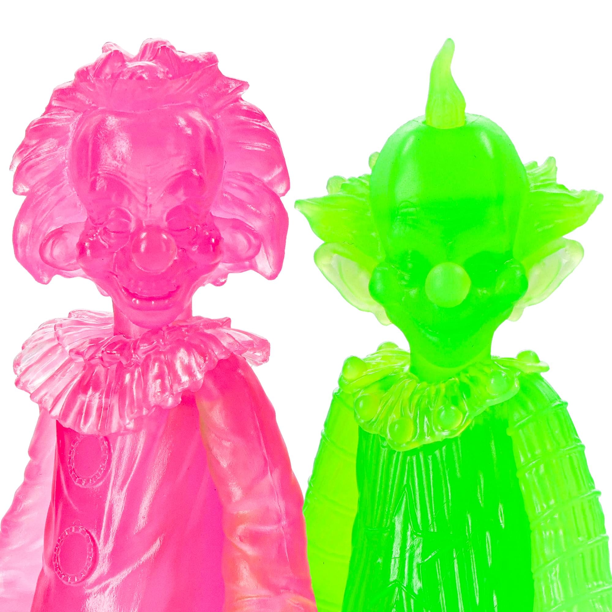 Killer Klowns Rudy/Shorty 3.75-Inch Translucent Figure Set