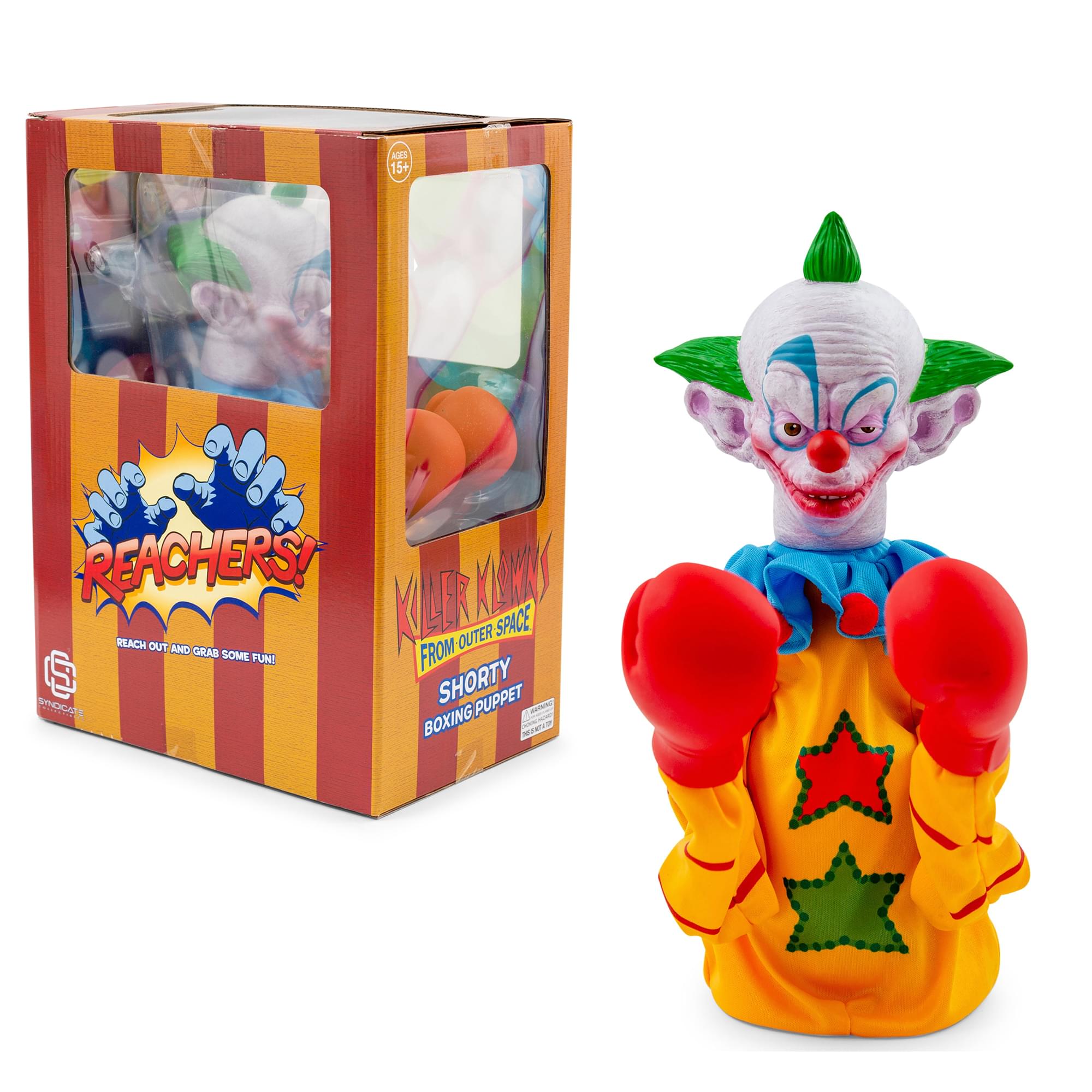 Horror Reachers Killer Klowns Shorty 13-Inch Boxing Puppet | Toynk Exclusive