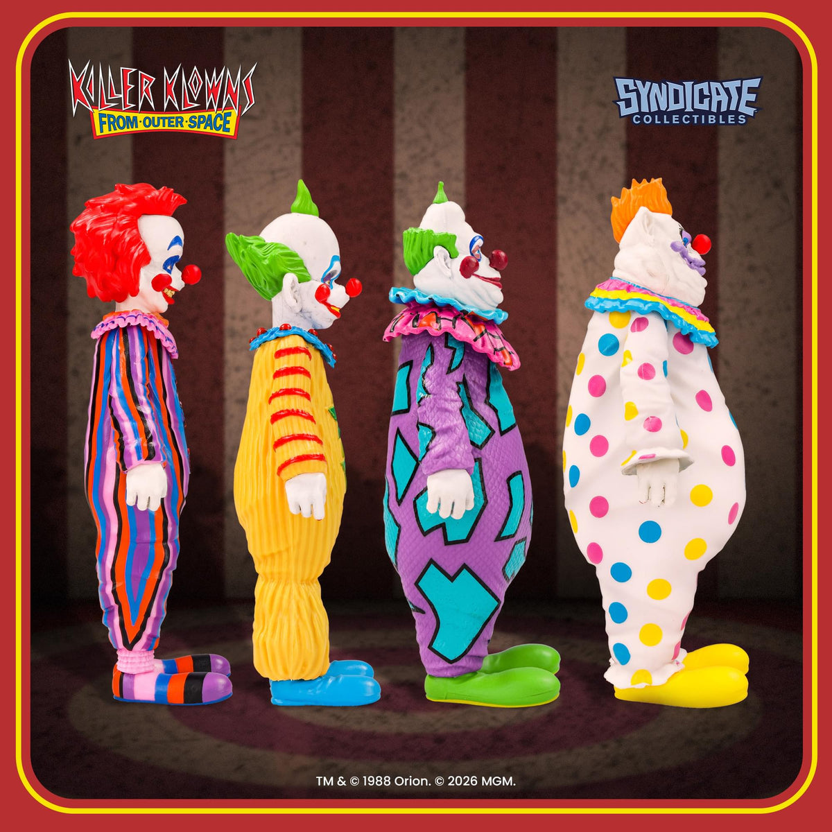 Killer Klowns From Outer Space 3.75-Inch Retro Action Figure Set