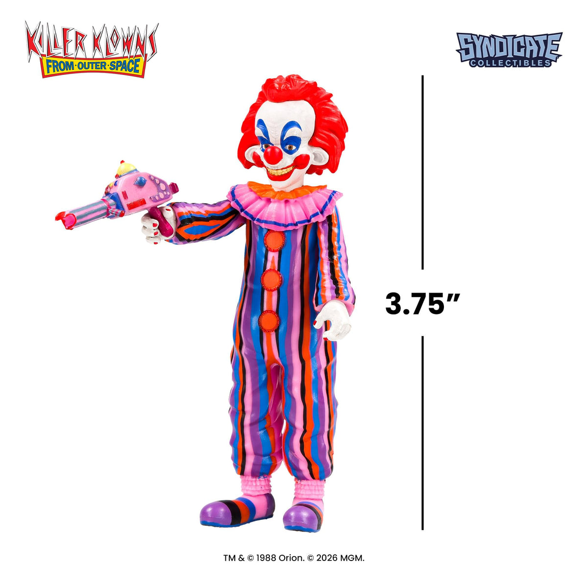 Killer Klowns From Outer Space Rudy 3.75-Inch Retro Action Figure