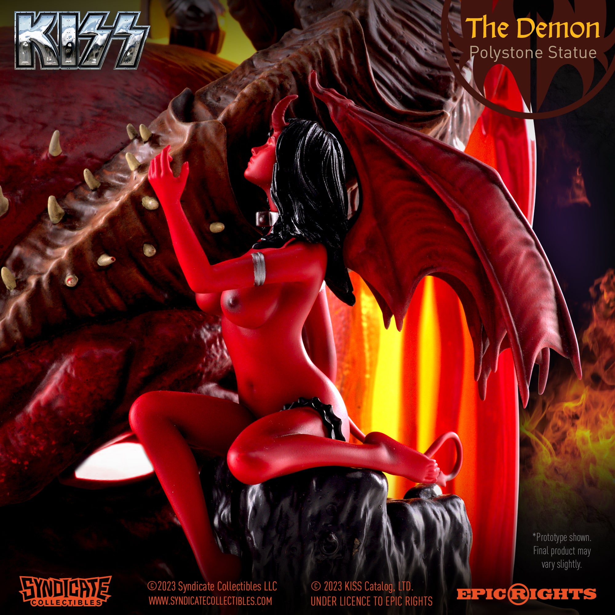 KISS: The Demon 1:10 Scale Polystone Statue