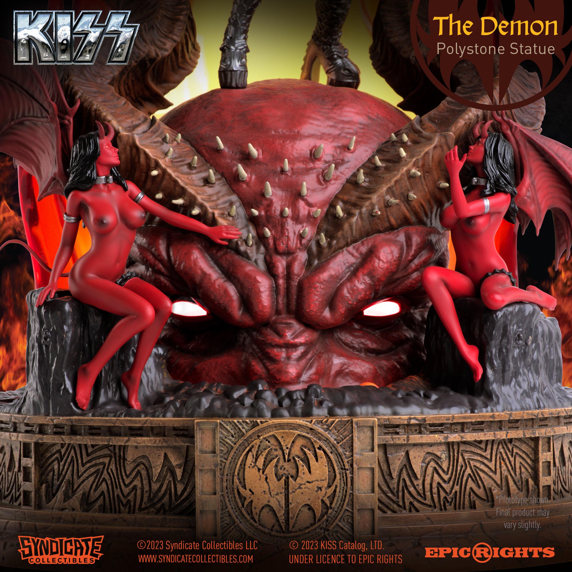 KISS: The Demon 1:10 Scale Polystone Statue