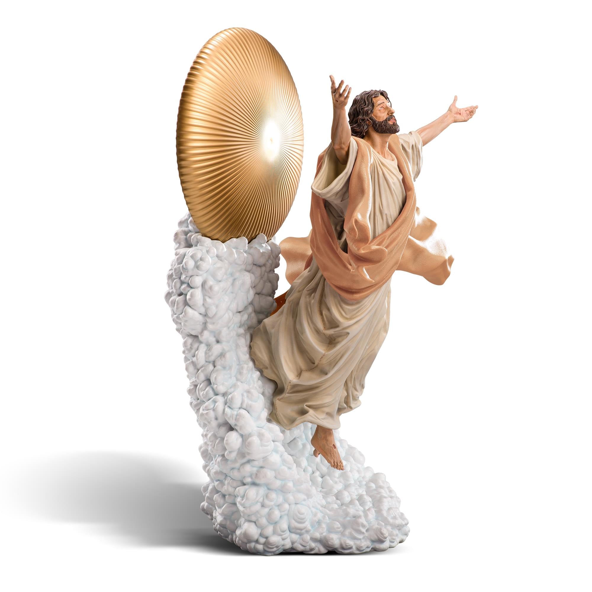 Ascension of Jesus Christ 11-Inch Premium Statue | 1:10 Scale Tan Robe Edition